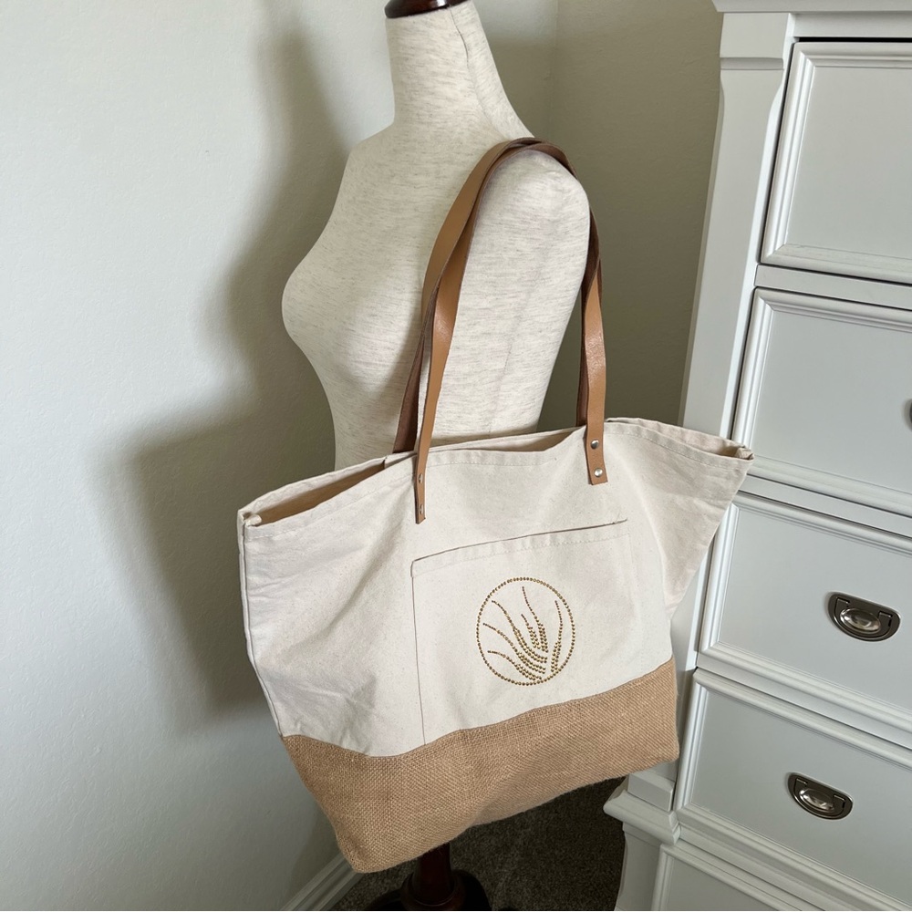 L’BRI Canvas Boat Tote